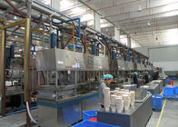 Mesin Pelat Kertas Semi Otomatis Kecil, Jalur Produksi Cangkir Kertas 700pcs / h