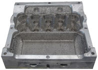 Kustom Aluminium Pulp Mold / Die untuk 10 Sel Telur Kotak / Karton Telur