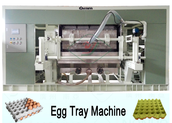 Pulp Dibentuk Limbah Kertas Mesin Rotary Egg Tray 220V - 450V ISO9001 Disetujui