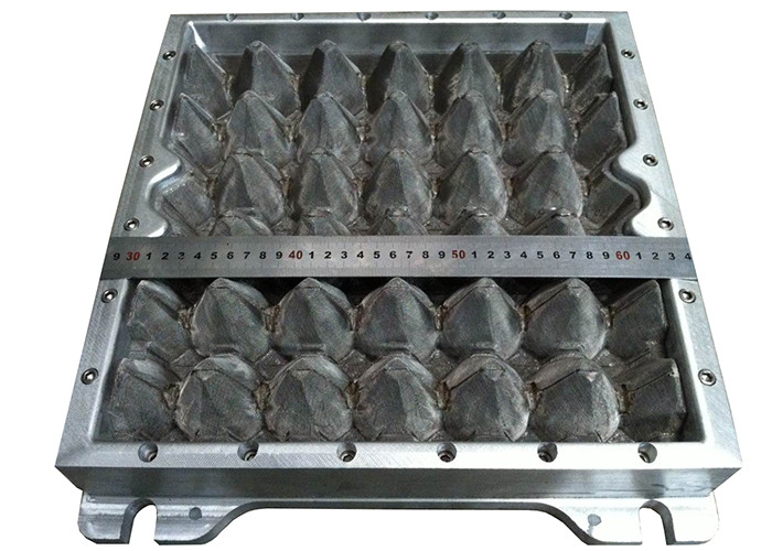 Plastik 30 Rongga Egg Tray Dies Paper Egg Box Aluminium Cetakan dengan CNC