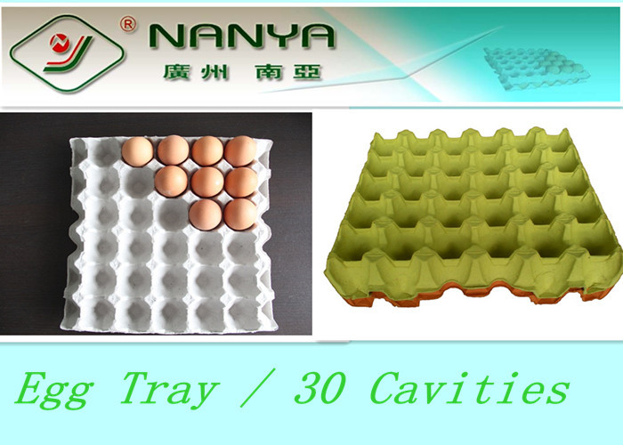 Biodegradable Pulp Molded Products Baki Telur Sekali Pakai dengan 30 Rongga