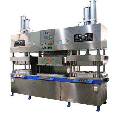 Mesin Pembuat Peralatan Makan Semi Otomatis Mesin Pembuat Pulp Meal Box 6-8 Ton/Hari