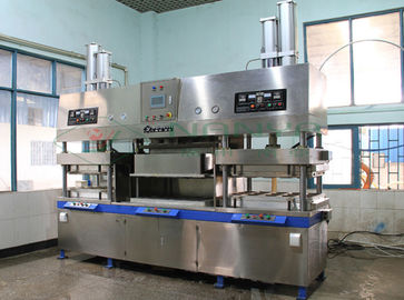 Sugarcan Bagasse Pulp Semi Auto Tableware Machine Membuat Mesin Dishtray 7000Pcs / H