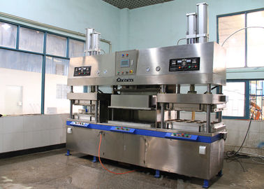 Eco-friendly Moulded Pulp Paper Plate Membuat Mesin Food Box Dish Tray Line Produksi