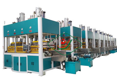Mesin Pembuat Kertas Pecah Moulded Pulp Sekali Pakai untuk Piring / Gelas / Piring Nampan Thermoforming