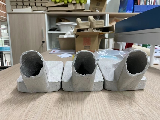 Mesin botol urinal pulp kertas semi-otomatis / Mesin botol urinal biodegradable Pulp Molding Produk medis