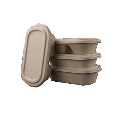 Auto Paper Pulp Molded Lunch Box / Mesin Pembuat Sekali Pakai Dapur 1500 Pcs / H
