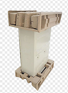 Pengoperasian yang mudah Egg Box Forming Machine / Paper Pulp Moulding Egg Tray Line Produksi