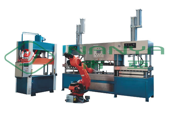 Nanya mesin termalforming plat kertas sepenuhnya otomatis dengan robot 220-440V