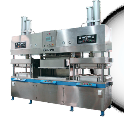 Mesin cetak servo drive pulp tebu penuh otomatis dengan kapasitas besar 6000pcs / h
