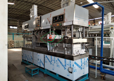 Peralatan Makan / Mesin Pecah Bagasse Fiber Moulding Mesin Pulp Semi Otomatis
