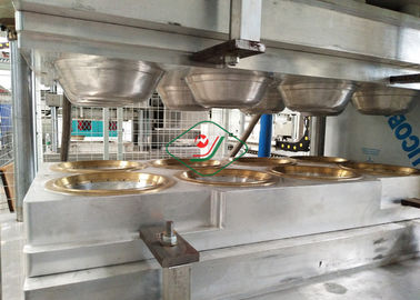 Manual Kayu Pulp Kertas Membuat Mesin Lini Produksi Peralatan Makan
