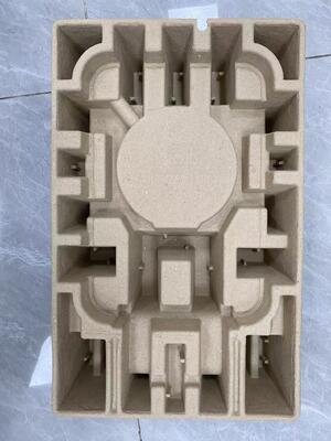 Mesin Reciprocating / Turnover Pulp Moulding Otomatis untuk Paket Industrail / Pot Bunga