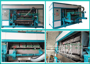 Limbah Kertas Pulp Moulding Euipment Rotary Egg Tray / Egg Box Machine