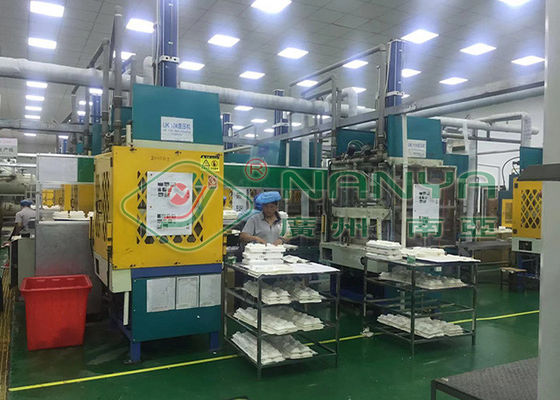 Mesin Cetak Press Panas dengan Kontrol PLC + Layar Sentuh