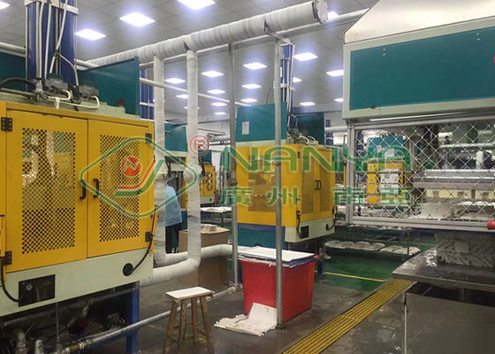 Mesin Cetak Press Panas dengan Kontrol PLC + Layar Sentuh
