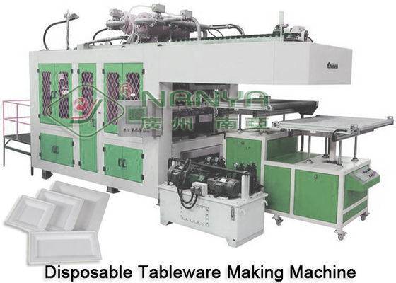 Peralatan Virgin Pulp Moulding Otomatis Peralatan Thermoforming