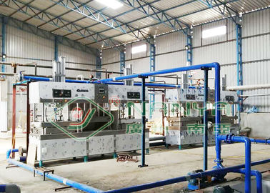 Semi Auto Paper Pulp Moulding Membuat Mesin Kotak Makanan Cepat Saji 700 Pcs / Jam