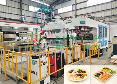 Robot Ramah Lingkungan Auto Arm Bagasse Fiber Membuat Peralatan Makan