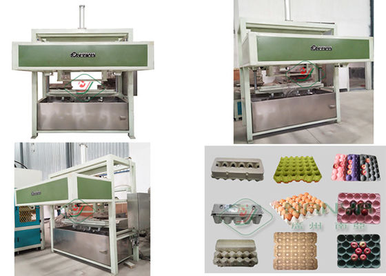 CE Hot Air Dry Otomatis Mesin Pulp Telur Kertas Karton dengan 1 Lapisan Pengering