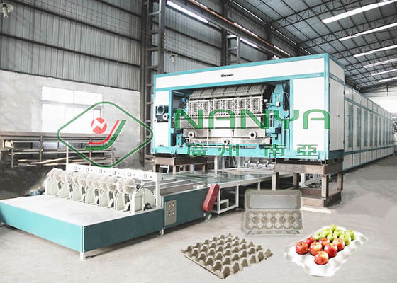 PLC 70mm 30 lubang Telur Tray Pulp Molding Peralatan