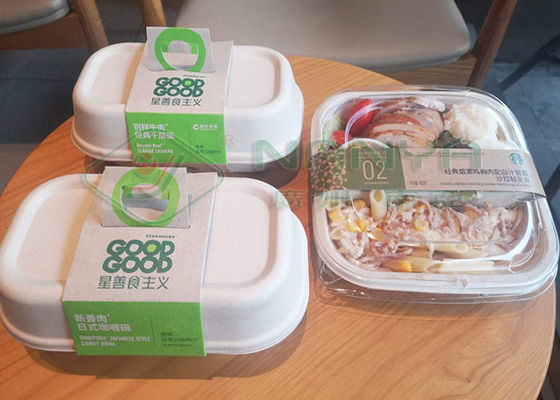 Degradable Paper Lunch Box Container / Mesin Pembuat Kotak Makanan Cepat Saji dengan 2000pcs / h
