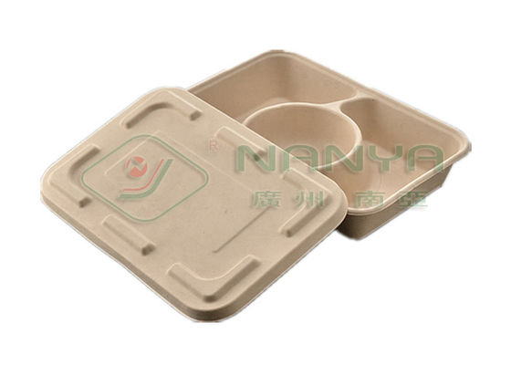 Mesin Cetak Pulp Kertas Kompos / Peralatan Makan Manual Line Tray Makanan