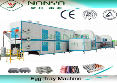 Cup Carrier / Egg Tray Pulp Moulding Peralatan 3000Pcs Sampai 6000Pcs Per Jam