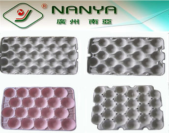 Produk yang disesuaikan dengan Tray Buah Pulp Molded mendukung Straw / Wood pulp molds