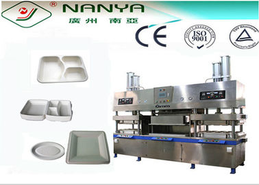 Bamboo Pulp Semi-auto Ramah Lingkungan Mesin Pembuat Kertas Pelat 7000Pcs / H