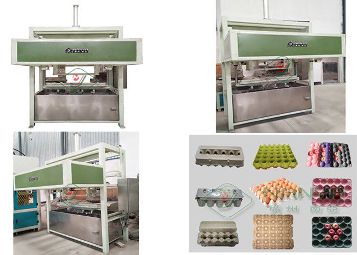 CE Hot Air Dry Otomatis Mesin Pulp Telur Kertas Karton dengan 1 Lapisan Pengering