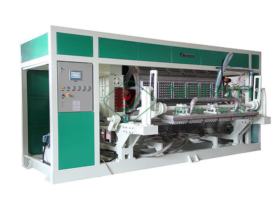 Rotary Type Paper Egg Tray Machine Untuk Egg Tray / Egg Carton / Egg Box Hot Air Forming Line Produksi