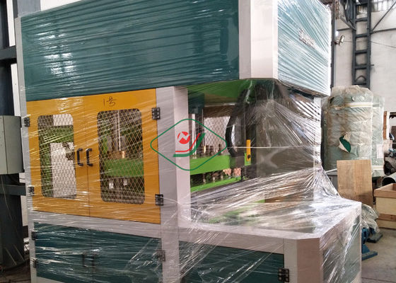 50 Ton Kertas Otomatis Mesin Penekan Panas Kontrol PLC 30KW dengan Ukuran Pelat Besar