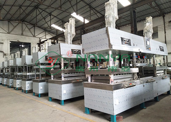 Semi-otomatis Pulp Molded Food Grade Tableware / Mesin Makan Forming