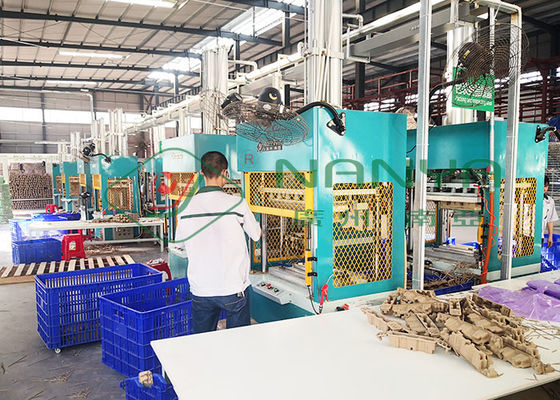 Paper Pulp Moulding Hot Press Shaping Machine Untuk Egg Carton / Cup Holder