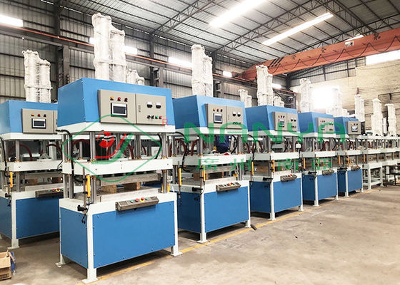 Bentuk Yang Benar Mesin Press Panas Basah Untuk Paket Industri Pulp Moulded