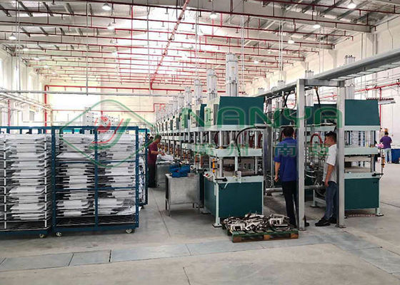 Baki Pulp Kertas Pembentuk Mesin Press Panas 100 Ton