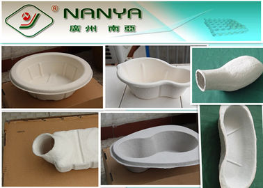 Moulded Pulp Kertas Produk Perawatan Medis / Tempat Tidur / Nampan Ginjal / Pot Urinoir