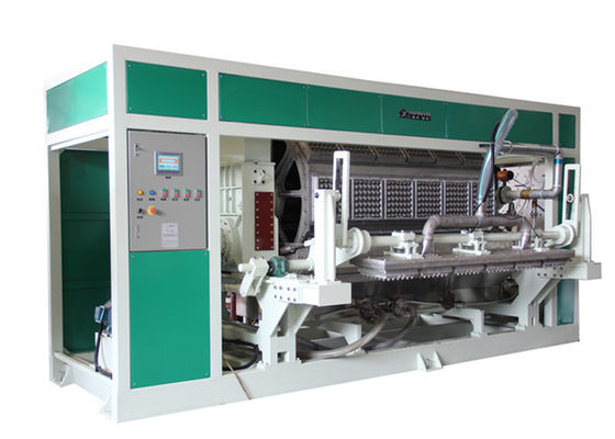Mesin Pulp Moulding Sekali Pakai Rotary Forming Equipment untuk 30 Rongga Egg Tray