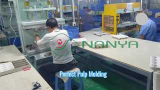 Mesin Press Panas Pulp Moulding dan Mesin Pemangkas/ Mesin Press Panas/ Mesin Pemangkas